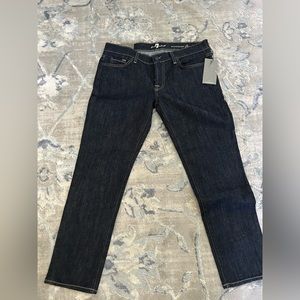 Brand new with tags 7 for all mankind skinny cropped jeans